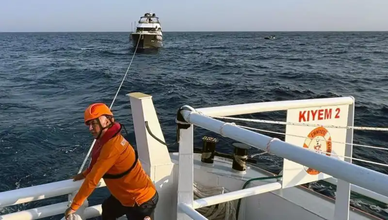 Marmaris Açıklarındaki Tekne Faciası: Sürüklenen Araç Başarıyla Kurtarıldı