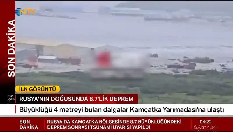 Kamçatka Kıyılarında İlk Tsunami Dalgaları: Ne Oluyor?