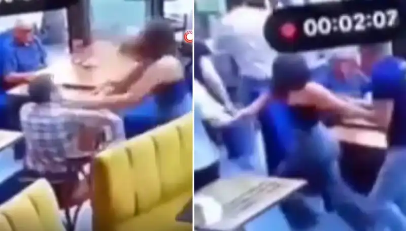 Bir Restoran Tartışmasında Garsona Tokat Attı, Sonrası Dayak Oldu!