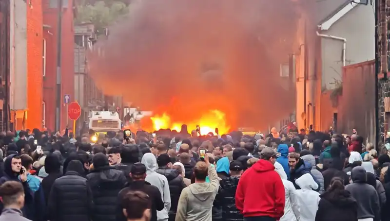 Kuzey İrlanda'da Kadın Hakları İçin Protesto: Evler Ateşe Verildi
