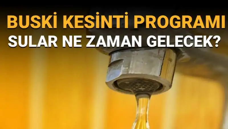 Bursa Nilüfer'de Su Kesintisi: Planlanan Su İadeleri ve Tarihleri