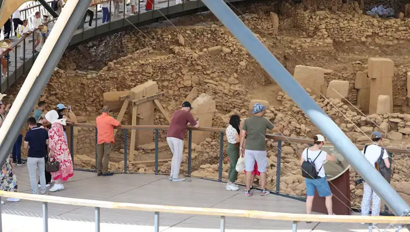 Göbeklitepe'de Ziyaretçi Yoğunluğu: Tarihin Sıfır Noktası Zirveye Ulaşıyor