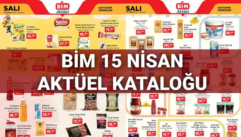BİM Aktüel Kataloğu 15 Nisan: Yeni Makyaj Ürünleriyle Alışveriş Keyfi Başlıyor!