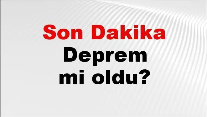 Tekirdağ'da Şok Eden Deprem! Son Durum ve Detaylar Burada